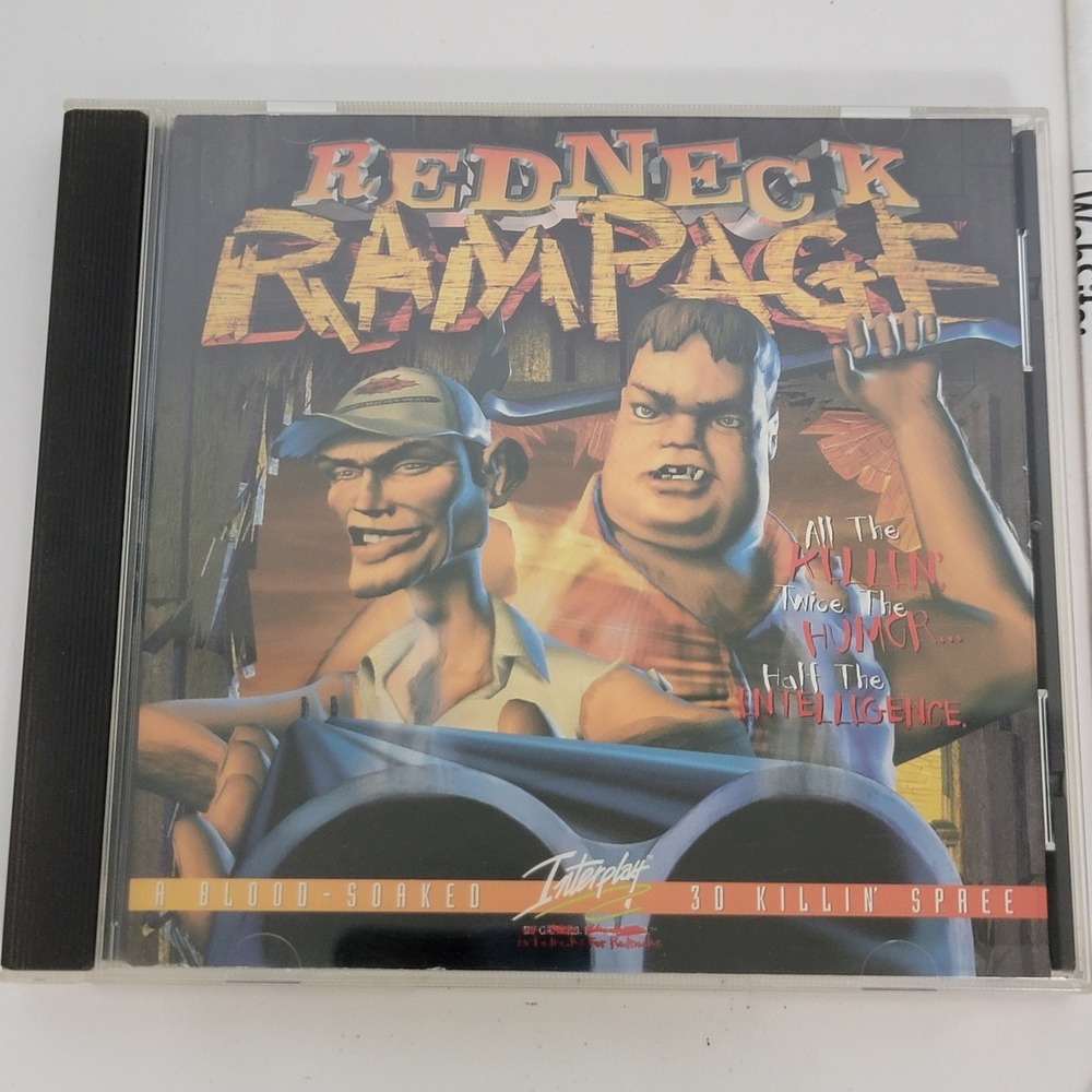 Redneck Rampage (PC CD-ROM, 1996,‎ Interplay) Complete with Manual